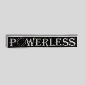 Sticker "Powerless"